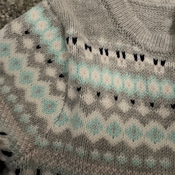 Janie and Jack NWT girls fur cuff sweater - Picture 4 of 4